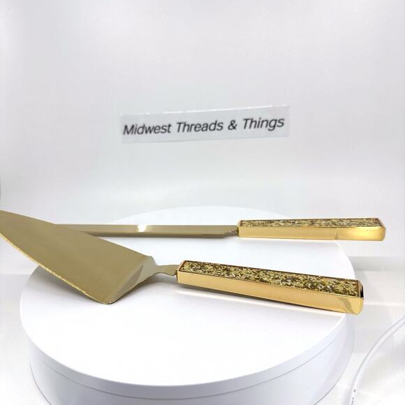 Dessert Set - Simply Sparkling Gold by Kate Spade - Picture 8 of 8